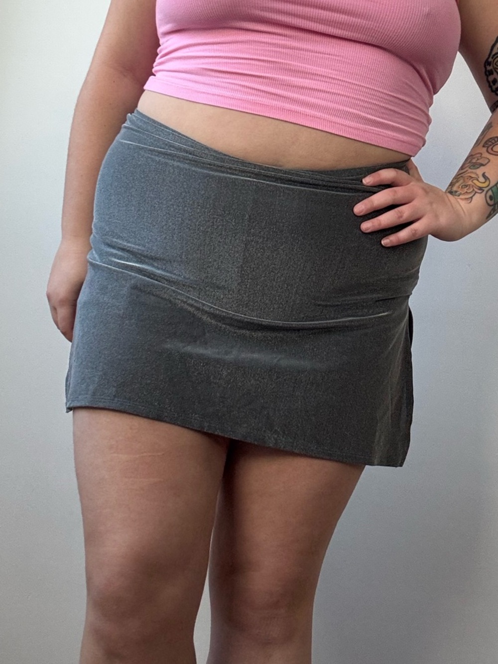 Vintage Silver Skort